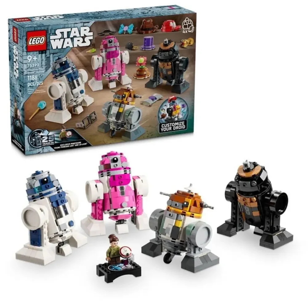 LEGO Star Wars Creative Play Droid Builder 75392 Building Set 1186 Pieces New